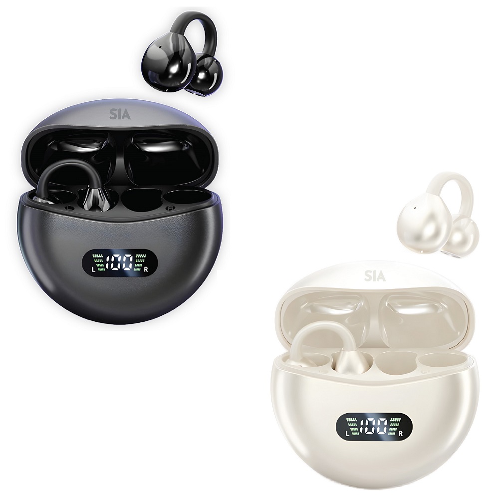 SIA Mini Air Flow Wireless Earbuds BKTWSAIR 1 Black + 1 Bage