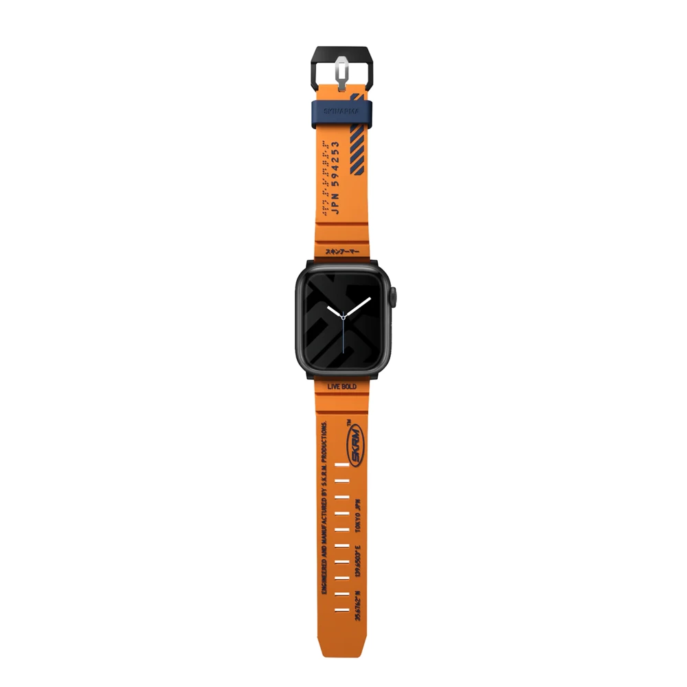 SkinArma Shokku Strap for Apple Watch SK-SHOKKU-ORG45 Orange