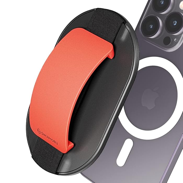 Sinjimoru Magsafe phone Grip SMA-SGR-SLCN Orange