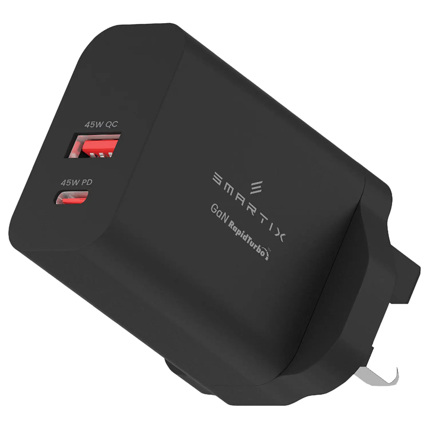 Smartix Premium GaN Wall Charger 45W SXWA45BKS Black