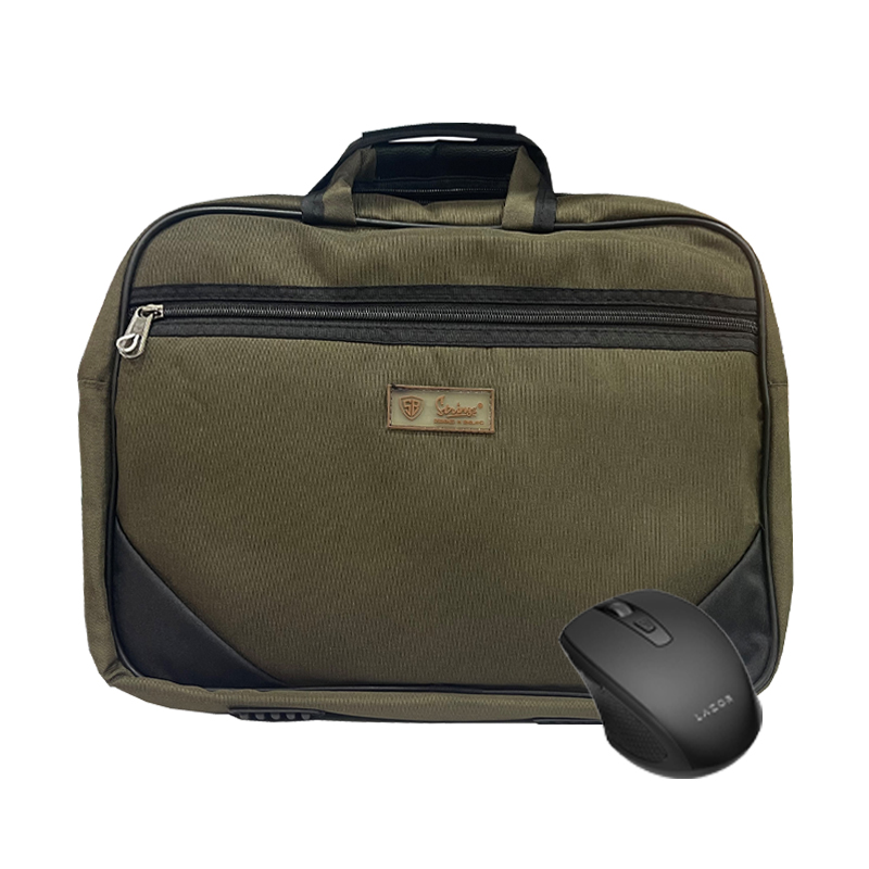 Strings 14 To 16 Inch Laptop Bag + Lazor Wireless Mouse
