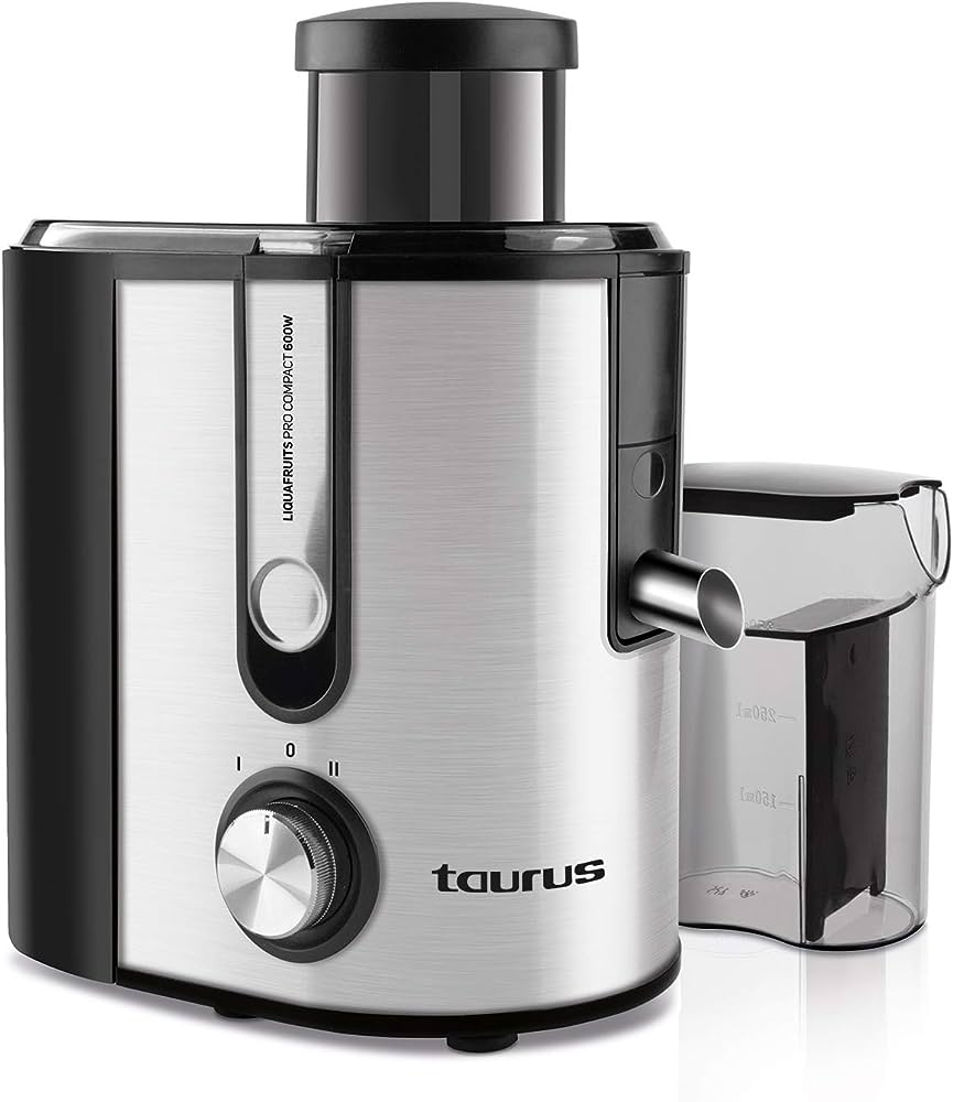 Taurus Liquafruits Pro Compact Juicer 600W Inox / Black