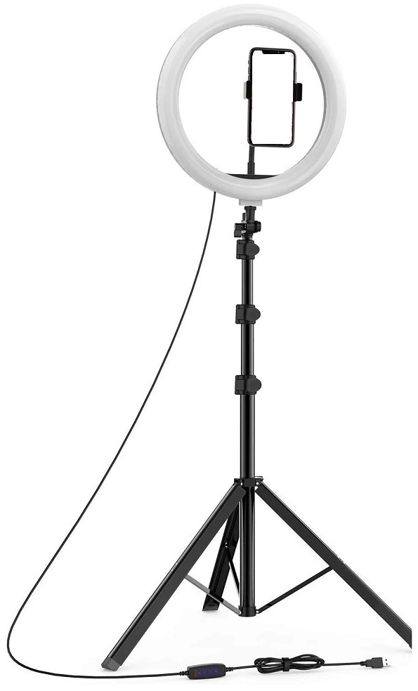 Tchibo Led Ring Light 10 Inch with Tripod Stand