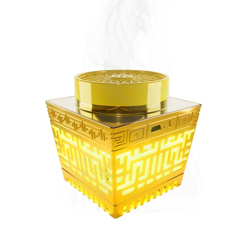 Telawah Electric Incense Burner+Quran Speaker SQ-209 Gold