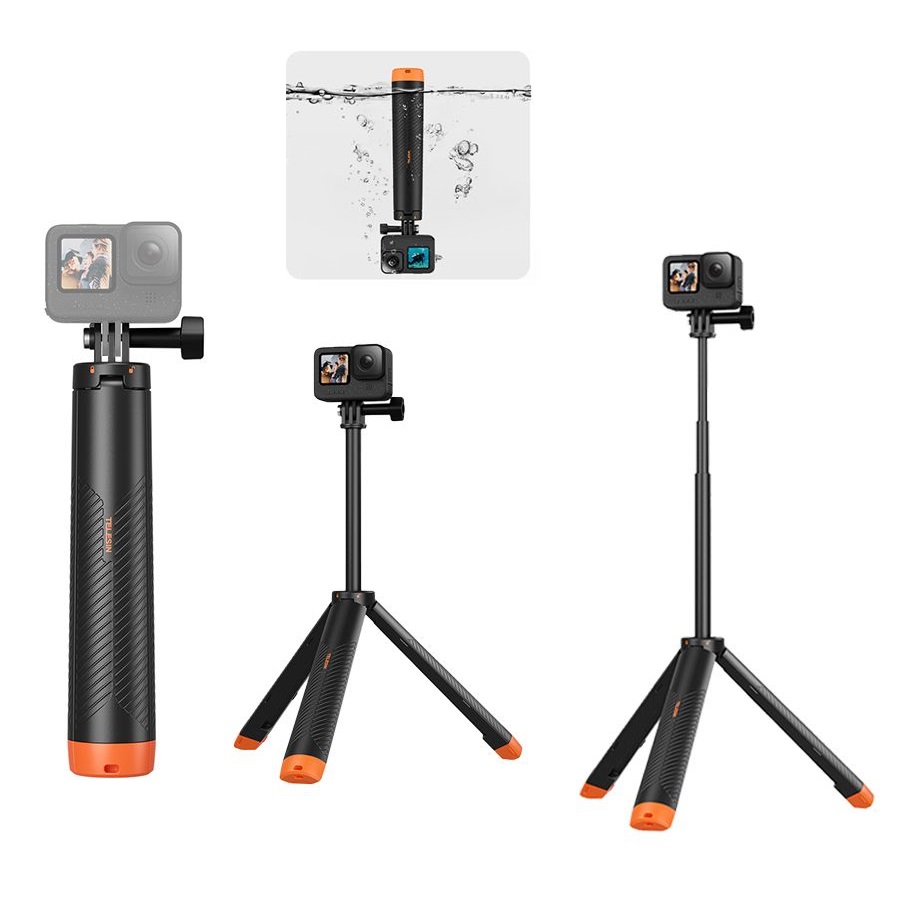 Telesin Selfie Stick Floating Hand Grip Tripod Waterproof
