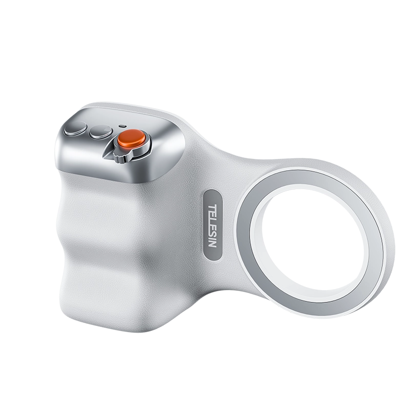 Telesin Fun Shot Magnetic Grip For Phone White