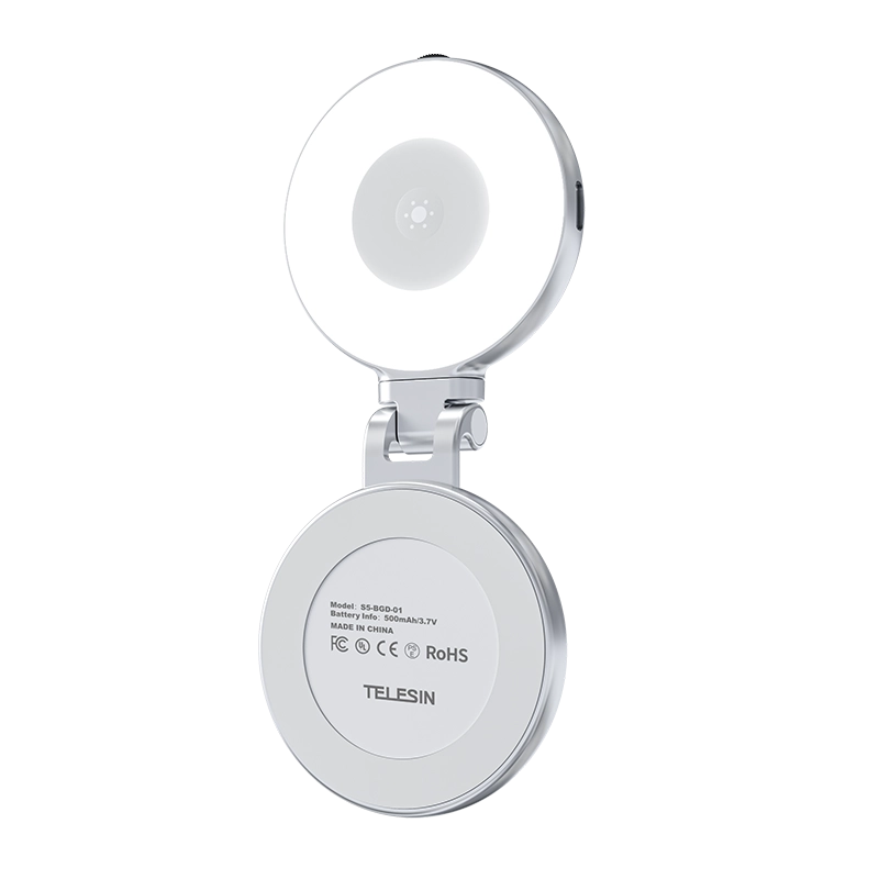 Telesin Magnetic Seflie Ring Light Silver