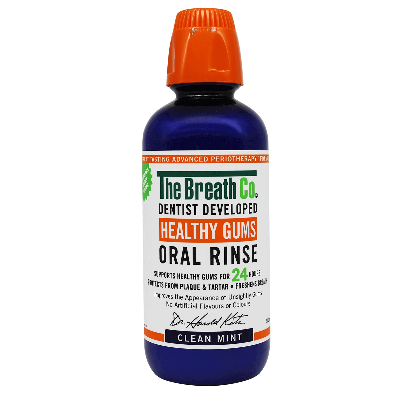 The Breath Co Clean Mint Oral Rinse 500ml 5877-CLEAN