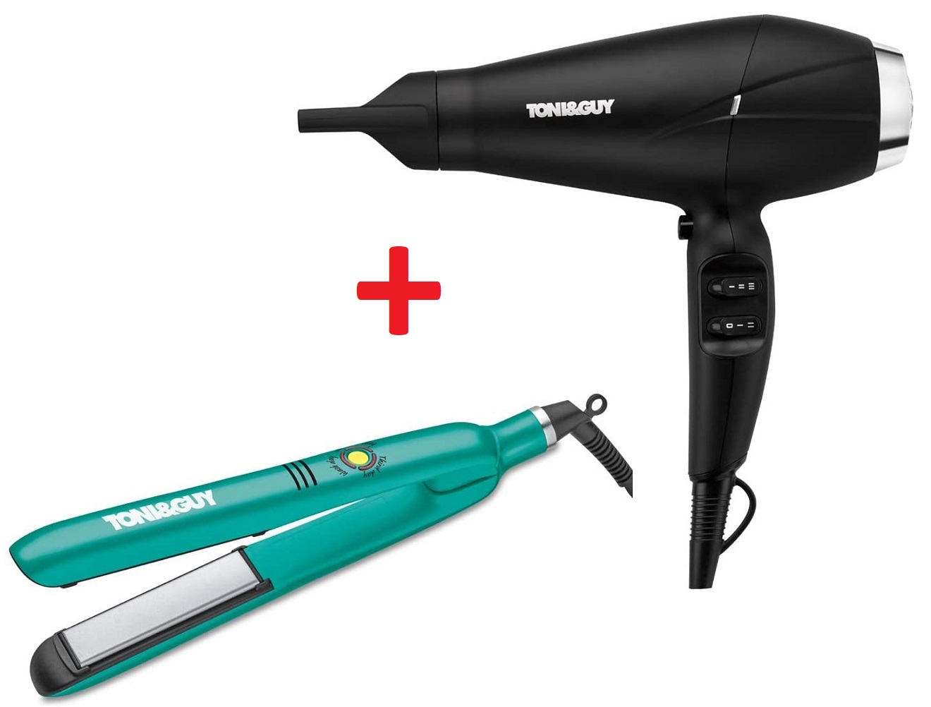Toni&Guy Hair Dryer TGDR5375ARB + Hair Straightner TGST3009A