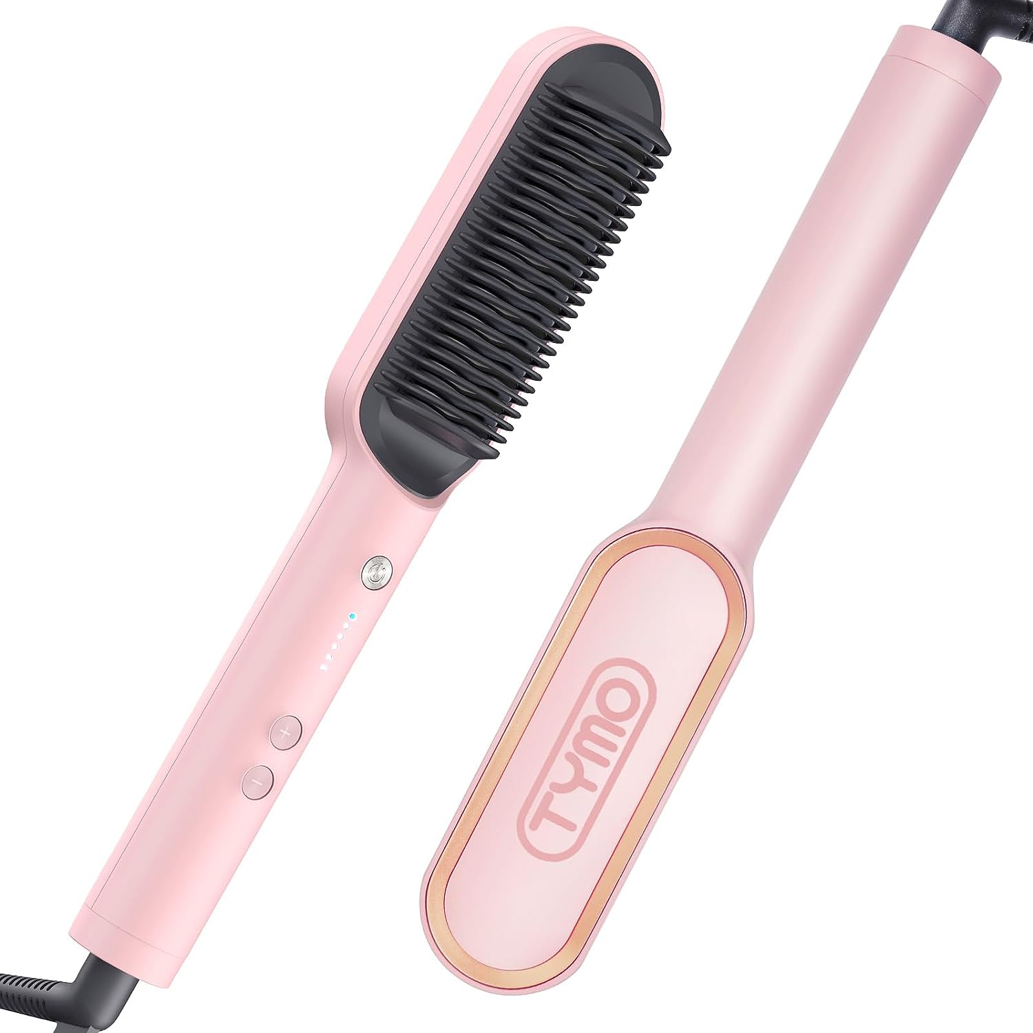 TYMO Ring Hair Straightening Brush HC100 Pink
