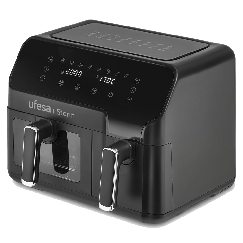 Ufesa Storm Digital Air Fryer Dual Zone 9L 2700W Black