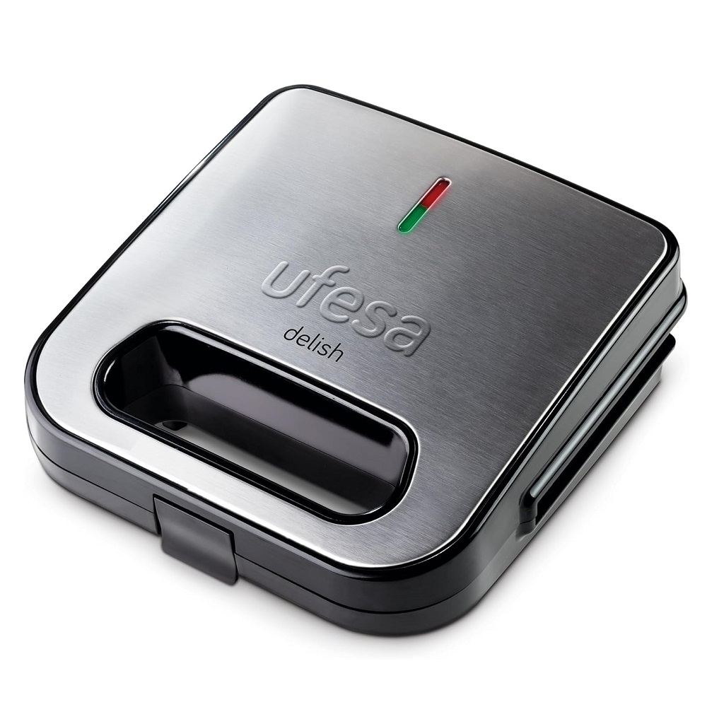 Ufesa Delish Sandwich Maker 900W 2 Sandwiches SW7870 Silver