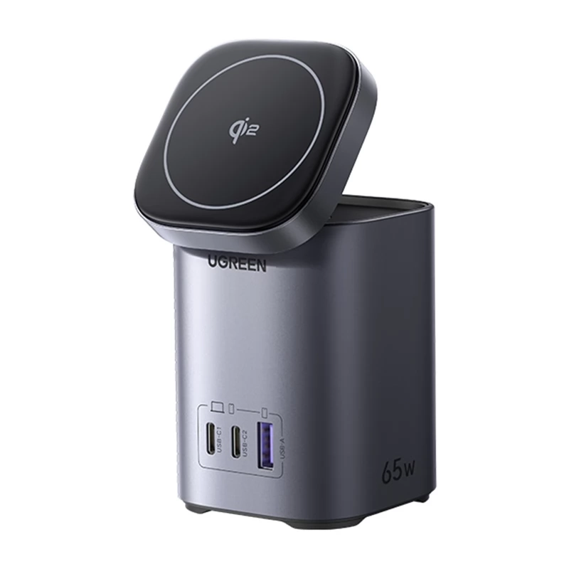 Ugreen Nexode 65W Qi2 Magsafe Wireless Charging Station X555