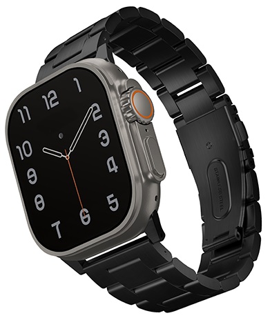 Uniq Osta Apple Watch Strap 49MM Stainless Steel Black