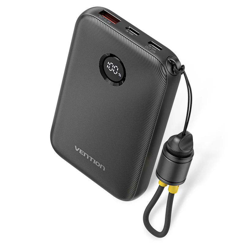 Vention Power Bank 10000mAh 22.5W FKAB0-C Black