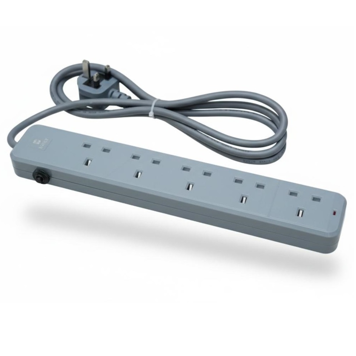 VOLT 5 Way 5M Power Extension E18HQ-SLV 5W-5M Silver