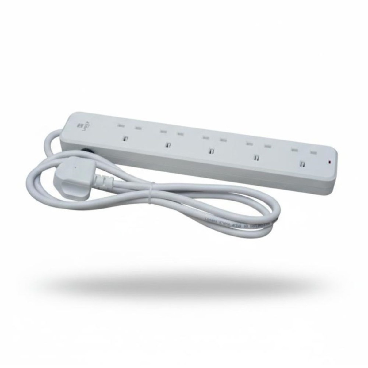 VOLT 5 Way 5M Power Extension E18HQ-WHT 5W-5M White