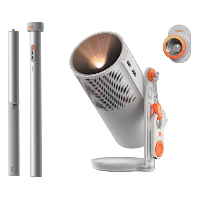 Xgimi MoGo 4 Projector with PowerBase Stand Grey