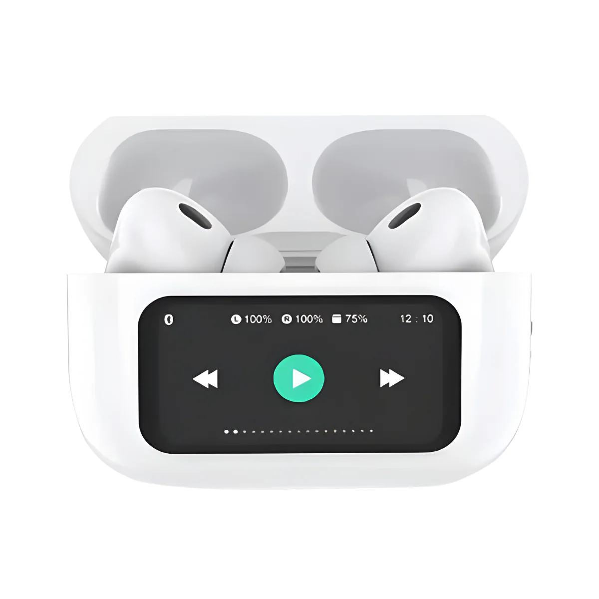 Youge A9 Pro ANC/ENC Display Wireless Earbuds White