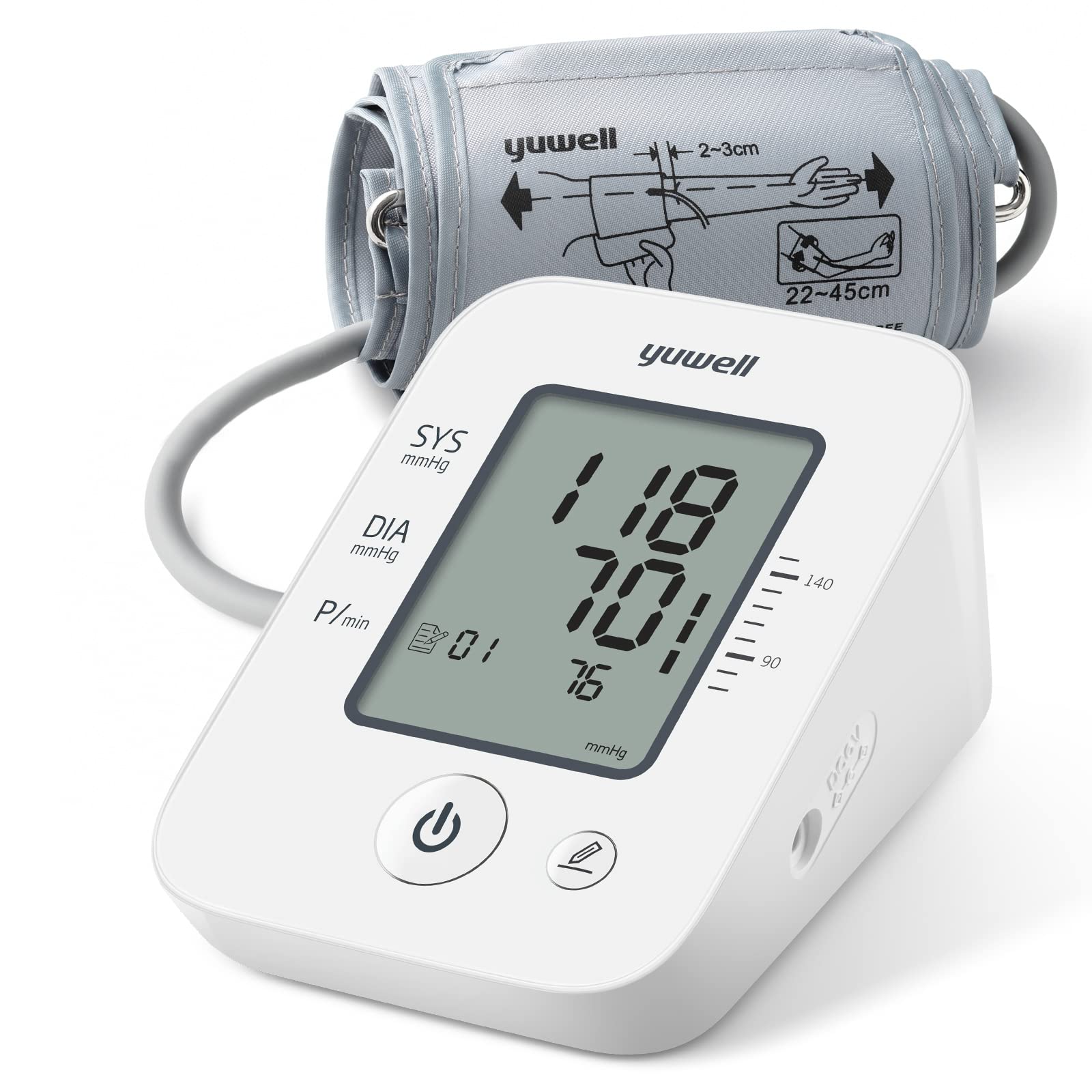 Yuwell Blood Pressure Monitor YE660E White